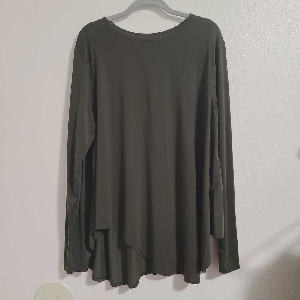 Lululemon Dark Green Lifted Balance Long Sleeve